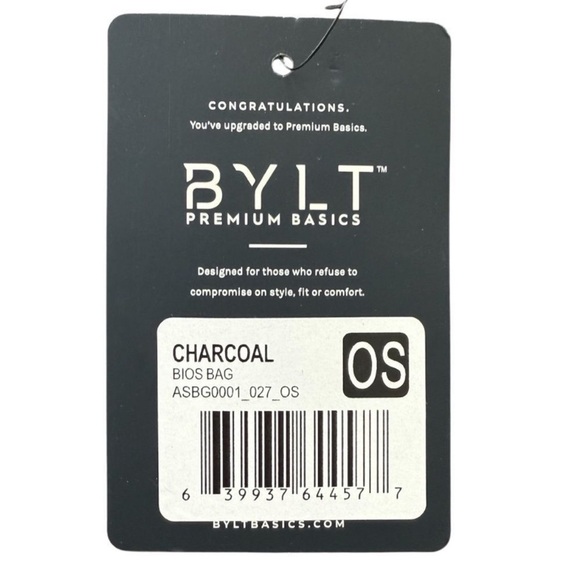 NWT BYLT Premium Basics BIOS Bag Charcoal - Picture 2 of 5